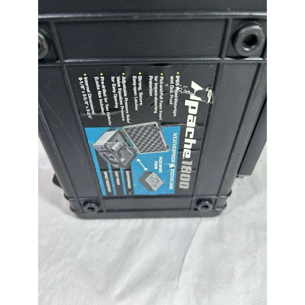 Apache 1800 Waterproof Protective Case w/ Foam Insert Camera Electronics Phone